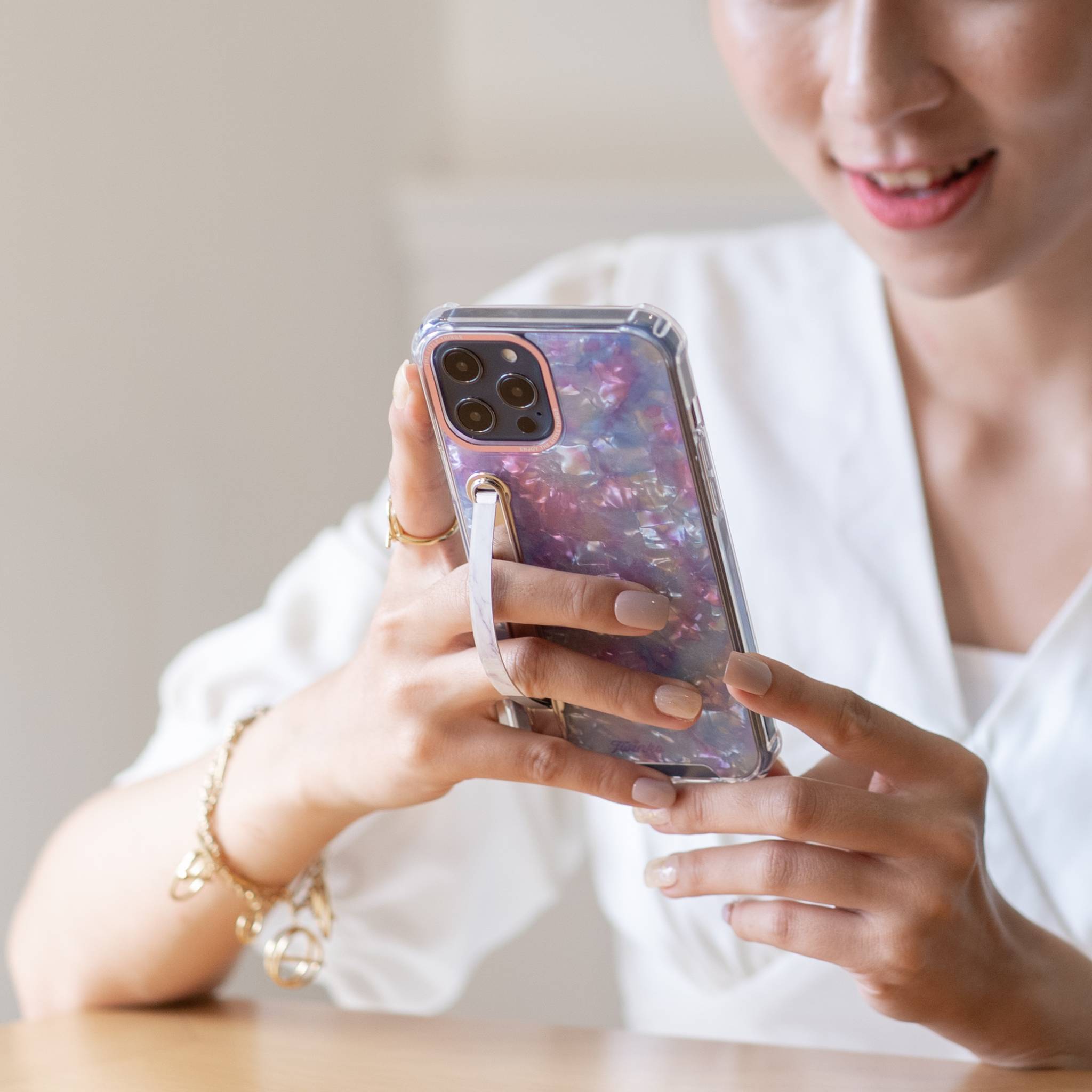 Chrome x White Marble