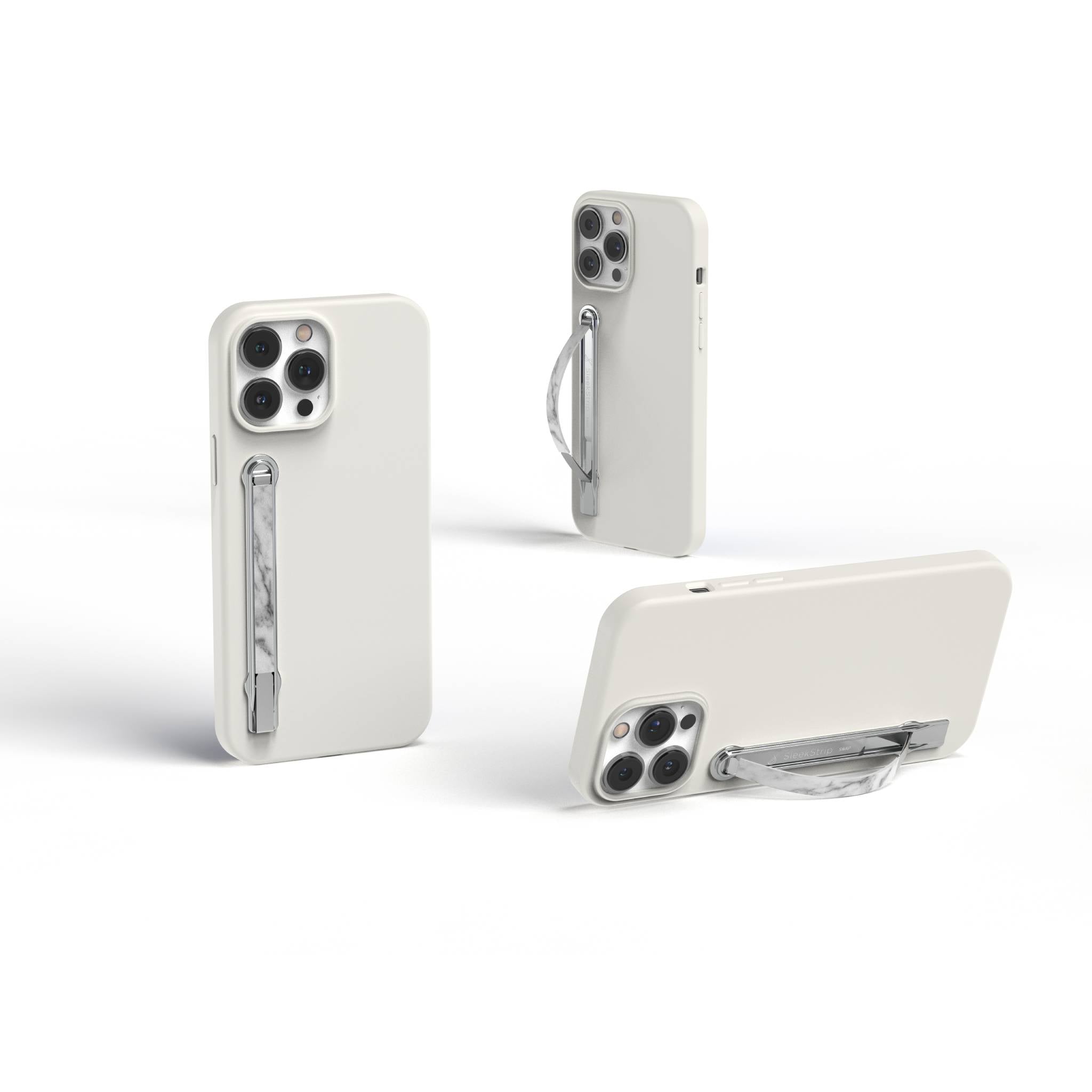 Chrome x White Marble