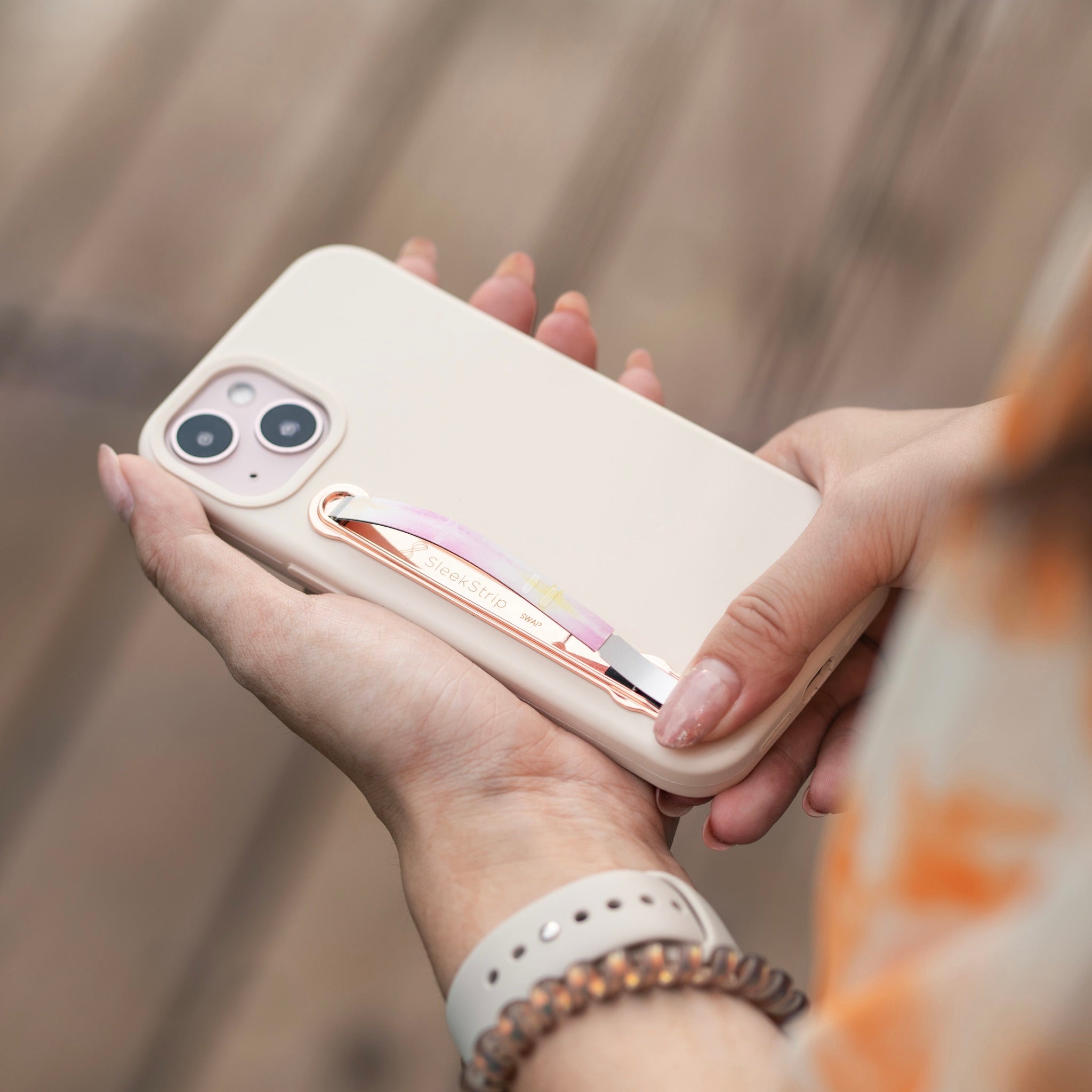 Rose Gold x Tie-Dye Pink