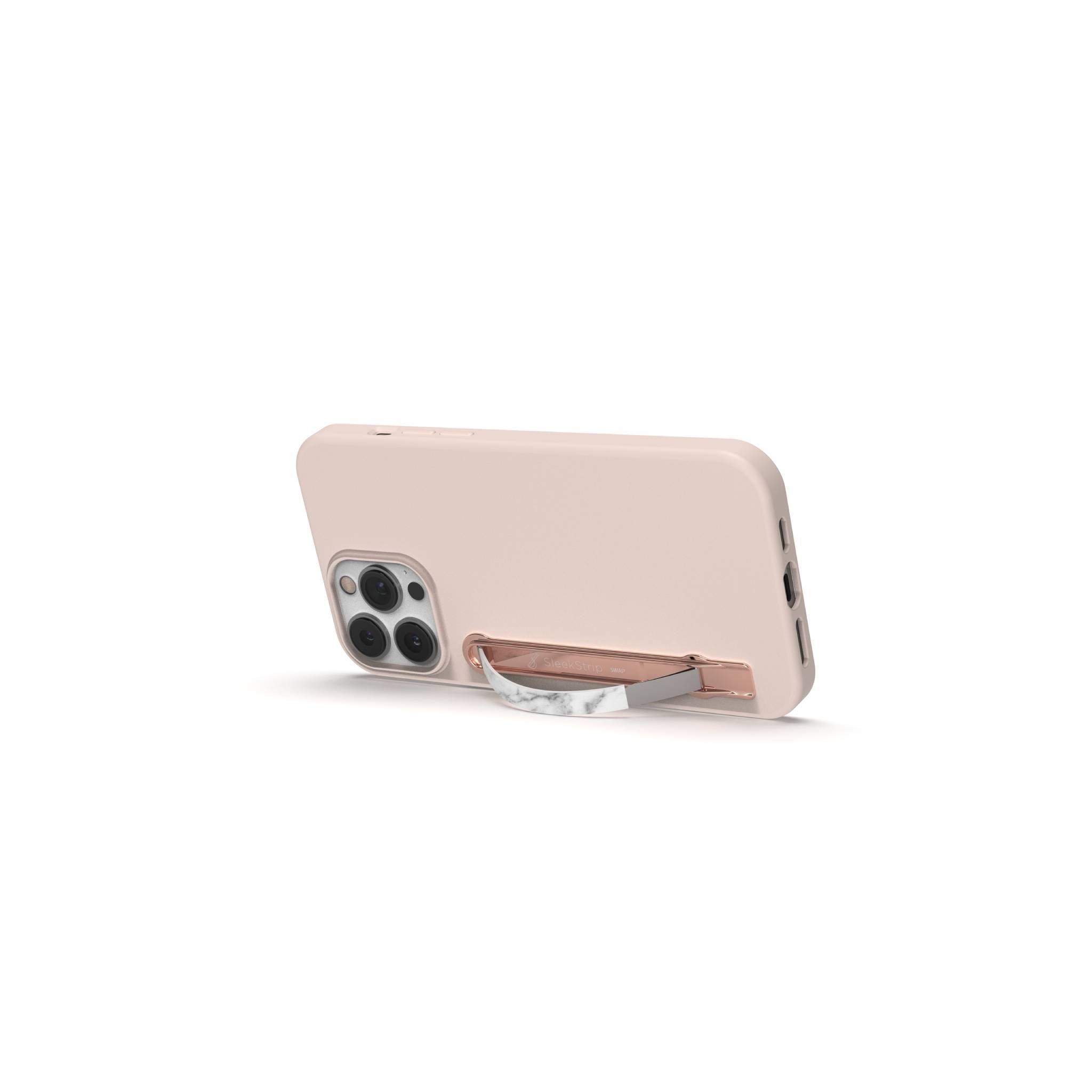 Rose Gold x White Marble